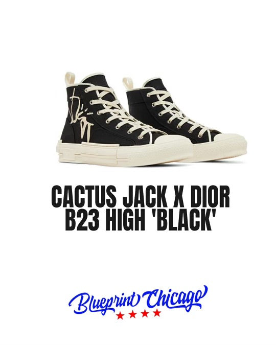 Cactus Jack X Dior B23 High Black